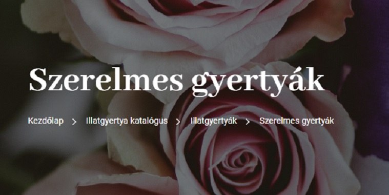 Ellen-Valentin napi gyertyával készül a Szerelmesek napjára a magyar manufaktúra