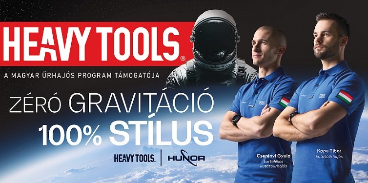 Kapu Tibor űrhajós: „Az álmaink nem érnek véget” – A Heavy Tools a HUNOR-program hivatalos támogatója