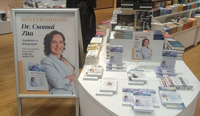 Hiánypótló könyv az autoimmun betegségekről – közérthetően, megoldásra törekedve – Dr. Csomai Zita új kötete az életminőség javításáért