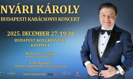 Nyári Károly ismét elvarázsolja közönségét Budapesti Karácsonyi Koncertjével – Zene, elegancia, ünnepi ragyogás: karácsonyi csoda a színpadon