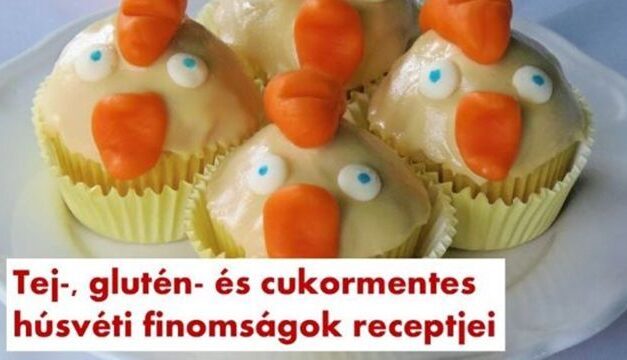 Receptek húsvétra: tej-, glutén- és cukormentes finomságok