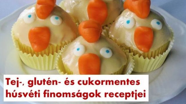 Receptek húsvétra: tej-, glutén- és cukormentes finomságok
