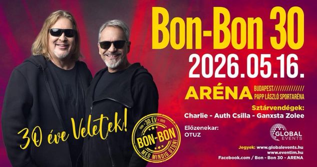 Jubileumi koncerttel szórakoztatja közönségét a 30 éves Bon-Bon – Egy este, ami visszarepít a legszebb múltbeli pillanatokba
