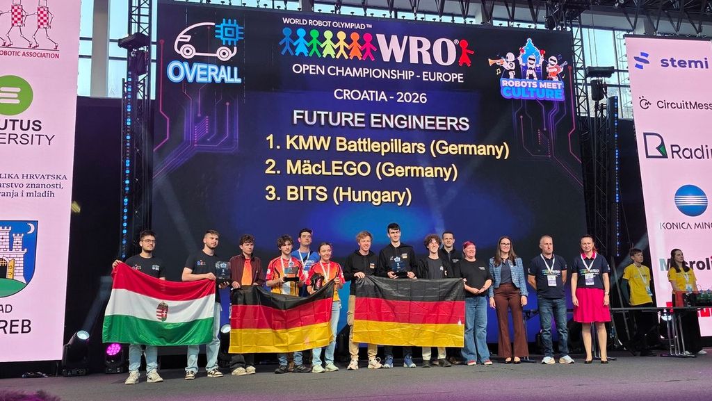 Magyarország ismét bizonyított: méltó 3. helyen végeztek a magyarok a WRO Open Championship nemzetközi versenyen – Két győri diák szerzett bronzérmet a nemzetközi robotikai bajnokságon